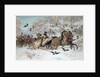 Olenka and Kmicic in a Sleigh, 1885 by Juliusz Fortunat Kossak