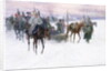 Napoleon's Troops Retreating from Moscow, 1888-89 by Jan van Chelminski