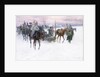 Napoleon's Troops Retreating from Moscow, 1888-89 by Jan van Chelminski
