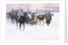 Napoleon's Troops Retreating from Moscow, 1888-89 by Jan van Chelminski
