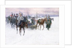 Napoleon's Troops Retreating from Moscow, 1888-89 by Jan van Chelminski