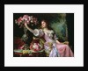 Lady with Flowers by Ladislaw von Czachorski