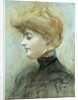 Head of a Blond Woman, c.1895 by Franciszek Zmurko
