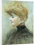 Head of a Blond Woman, c.1895 by Franciszek Zmurko