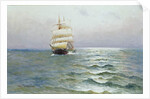 Tall Ship by Alfred Serenius Jensen