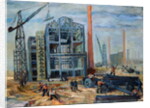 At the Building, 1951 by Franciszek Zmurko