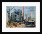 At the Building, 1951 by Franciszek Zmurko