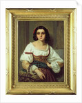 Italian Woman with Basket of Grapes, 1862 by Arnold Ferdinand Ewald