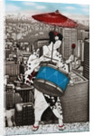 A drum girl, 2007 by Emiko Aida