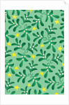 Green Christmas pattern, 2016 by Runa Anastasiya Rudaya