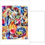 Fading flowers in a bottle, 2017 by Alex Caminker