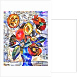 Bouquet with big flowers, 2017 by Alex Caminker