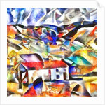 Village in the hills, 2017 by Alex Caminker