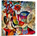 In the red #13, 2017 by Alex Caminker