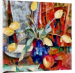 In the red #17, 2017 by Alex Caminker