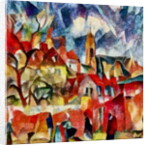 In the red #6, 2017 by Alex Caminker