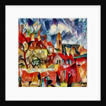 In the red #6, 2017 by Alex Caminker