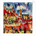 In the red #6, 2017 by Alex Caminker