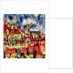 In the red #6, 2017 by Alex Caminker