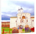 Peoples on the road to the cathedral, 2017 by Alex Caminker