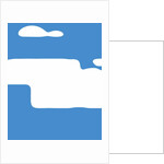 Improvisation with blue and white, 2017 by Alex Caminker