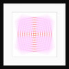 Optical geometric in pink, 2017 by Alex Caminker
