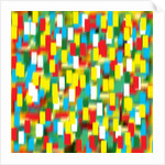 Vertical puantilism yellow, 2019 by Alex Caminker