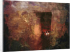Irish cottage series - front door/pink wall with turf fire by Mark Gordon