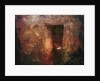 Irish cottage series - front door/pink wall with turf fire by Mark Gordon