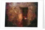 Irish cottage series - front door/pink wall with turf fire by Mark Gordon