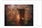 Irish cottage series - front door/pink wall with turf fire by Mark Gordon