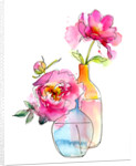 Peony in vases, 2016 by John Keeling