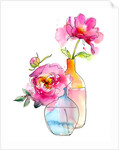 Peony in vases, 2016 by John Keeling