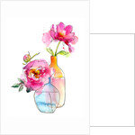 Peony in vases, 2016 by John Keeling