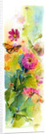 Zinnias and butterflies, 2015 by John Keeling