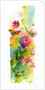Zinnias and butterflies, 2015 by John Keeling