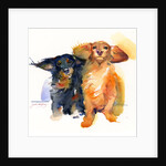 Dachshund Duo, 2014 by John Keeling