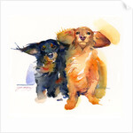 Dachshund Duo, 2014 by John Keeling
