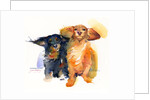 Dachshund Duo, 2014 by John Keeling