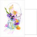 Egg basket with flowers, 2014 by John Keeling