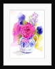 Rose and Cornflowers in Pitcher, 2017 by John Keeling