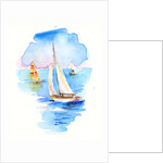 Sailboats, 2017 by John Keeling