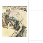 The First Pebble, 1925 by Harrison Fisher