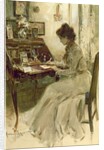 Writing a Letter, 1900 by Walter Granville-Smith