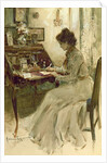 Writing a Letter, 1900 by Walter Granville-Smith