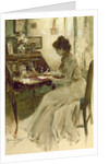 Writing a Letter, 1900 by Walter Granville-Smith