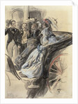 Carriage Ride, 1904 by Harrison Fisher