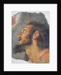 The Head of St. John the Baptist, fragment from a fresco by Bernardo Strozzi
