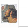 The Head of St. John the Baptist, fragment from a fresco by Bernardo Strozzi