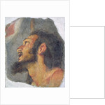 The Head of St. John the Baptist, fragment from a fresco by Bernardo Strozzi
